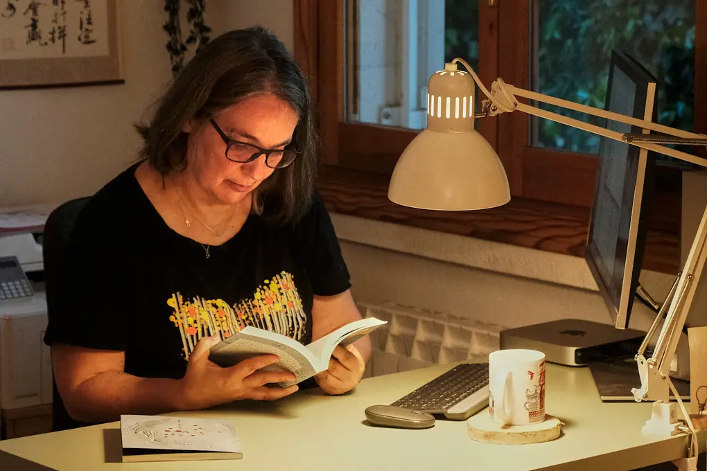 olalla aguirre trabajando